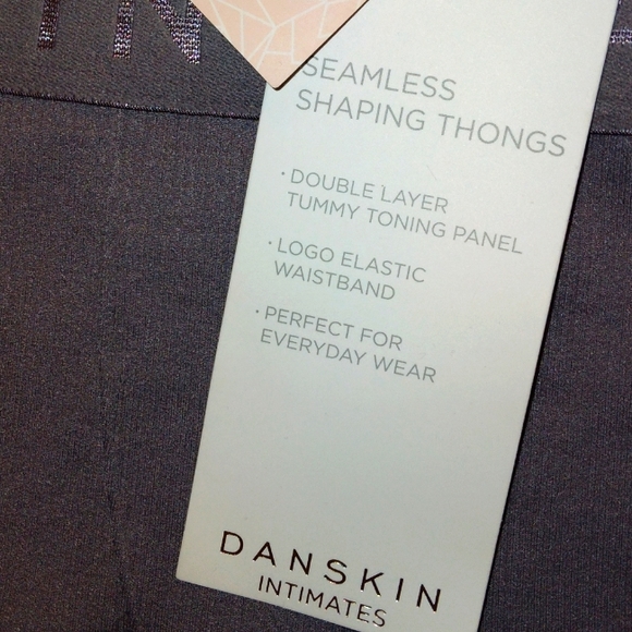 NWT DANSKIN INTIMATES~High Waist Seamless Shaping Thong- Large - Picture 9 of 11
